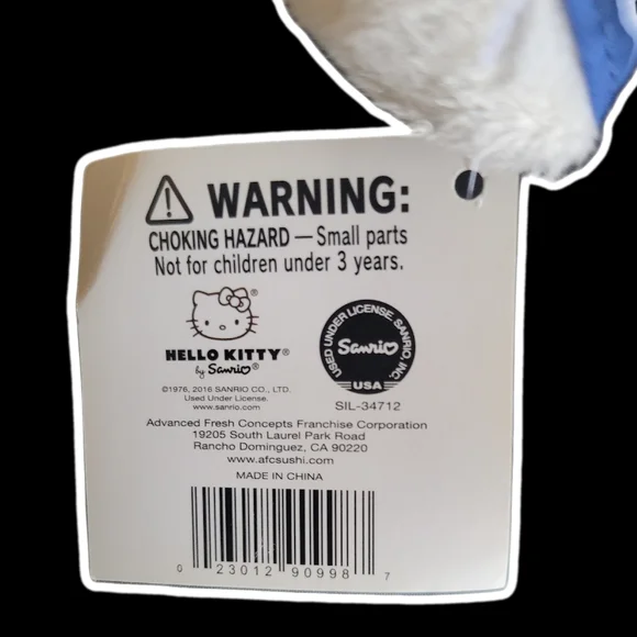 hello kitty sushi chef kitty sanrio plushy toy AFC ⋆˚꩜.ᐟ - Picture 4 of 4